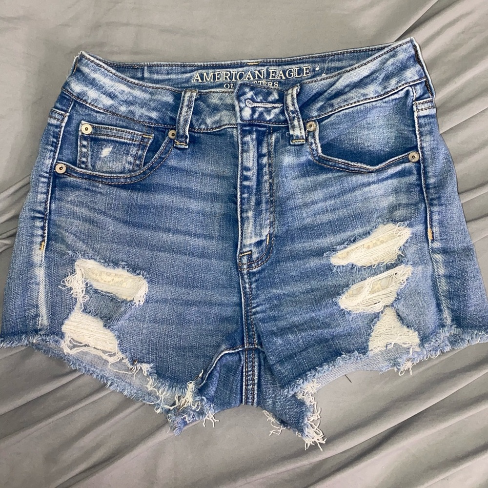 Denim shorts